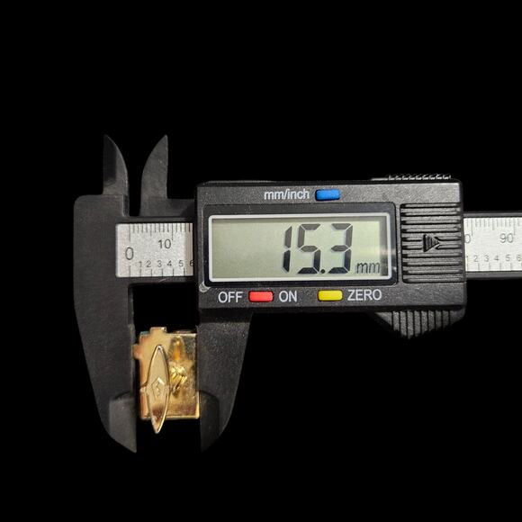 Swank Mosaic Inlay Cufflinks & Tie Tack Set Gold Tone 1960s Multi Stone - Picture 5 of 6